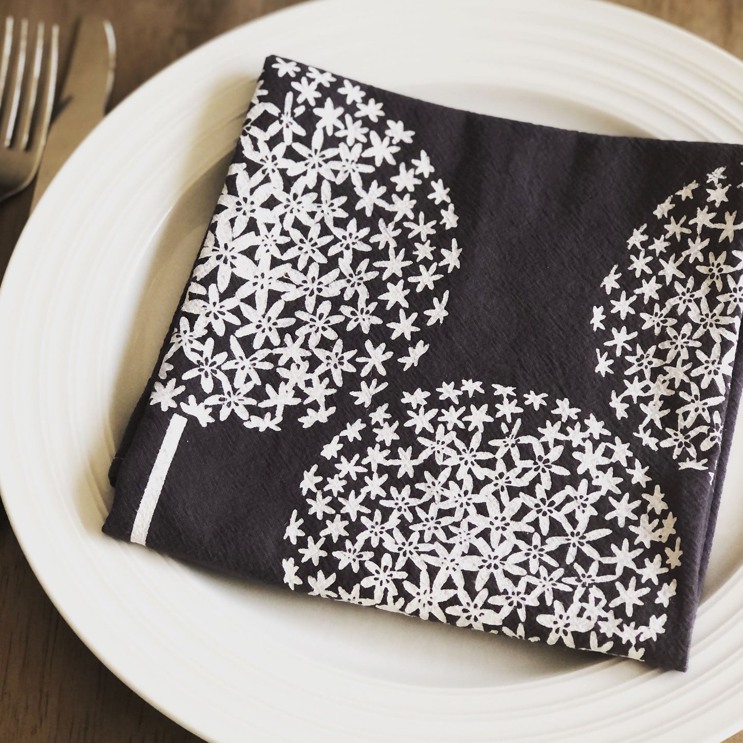 Allium dinner napkin set-PURPLE