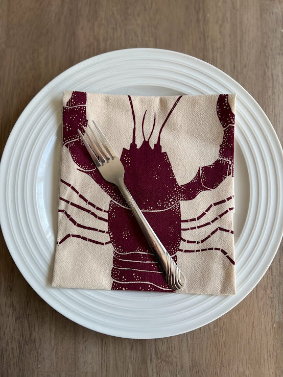 Lobster napkin set