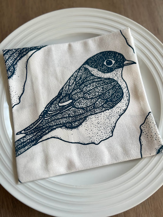 Bluebird cotton dinner napkins