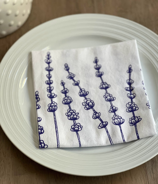 Lavender napkin set