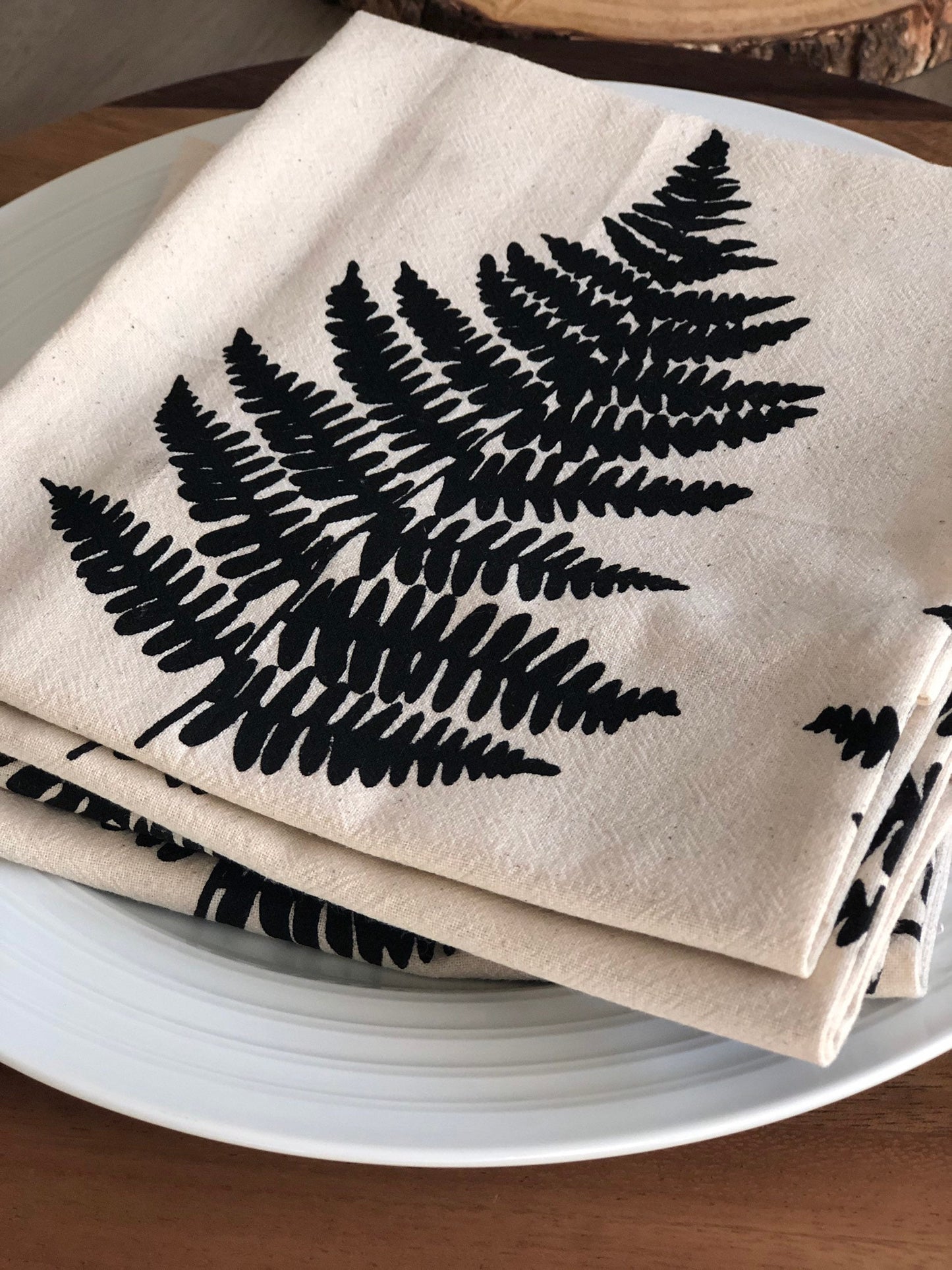 Ferns cotton napkin set