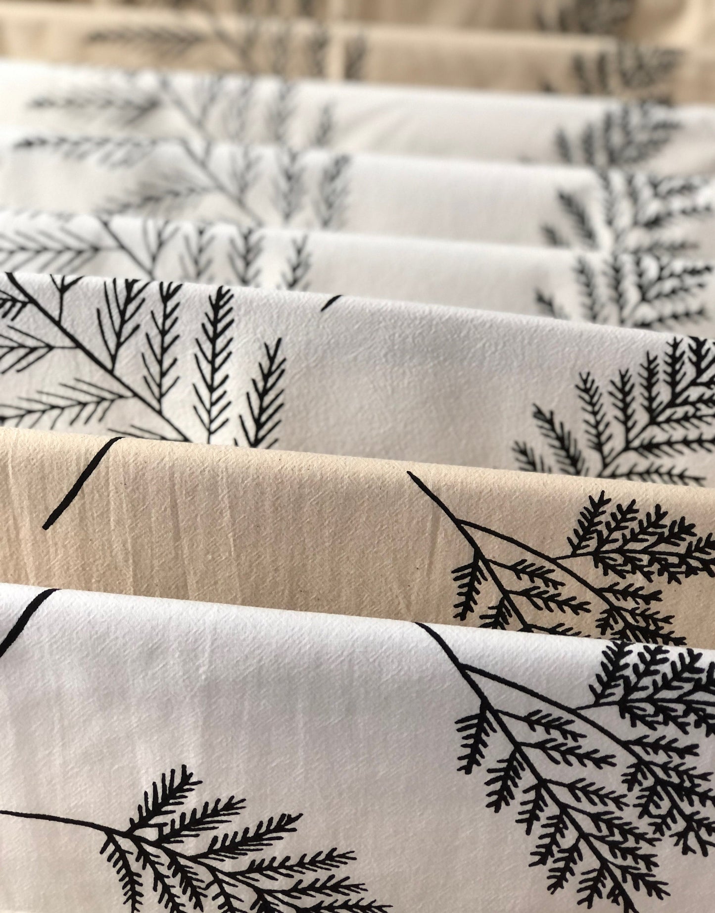Cedar Branches cotton napkin set